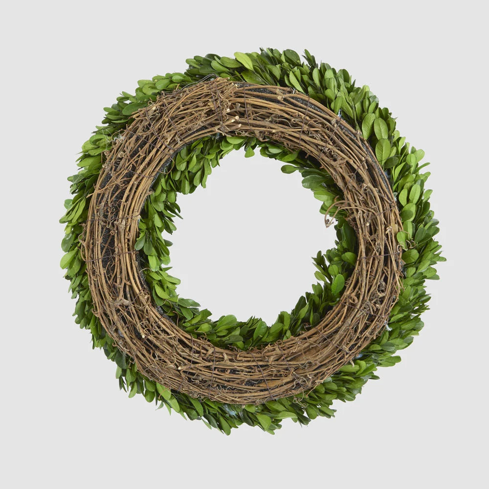 Preserved Boxwwod 35cm Wreath