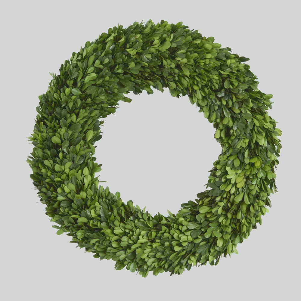 Preserved Boxwwod 45cm Wreath