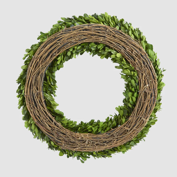Preserved Boxwwod 45cm Wreath