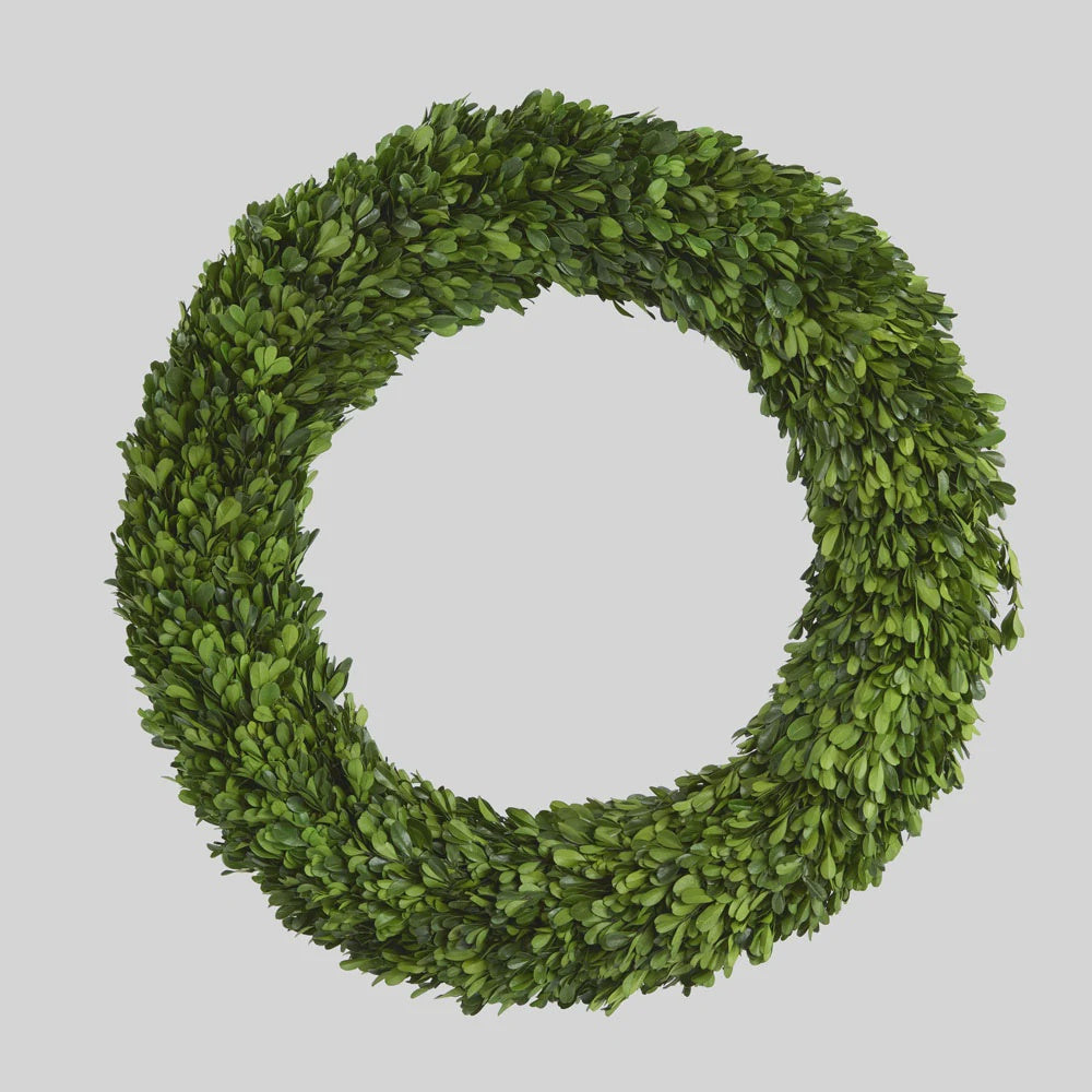 Preserved Boxwwod 60cm Wreath