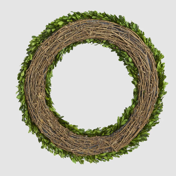 Preserved Boxwwod 60cm Wreath