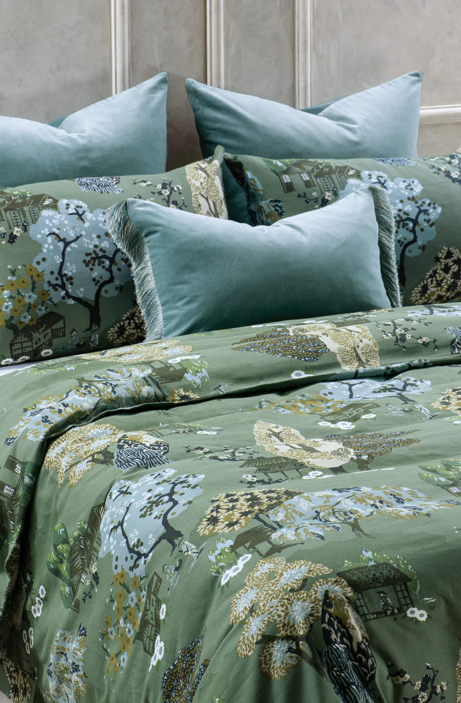 Yuttari PAIR Standard Pillowcases | Sage