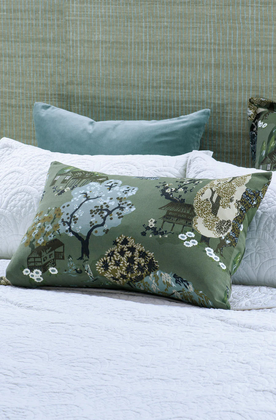 Yuttari PAIR Standard Pillowcases | Sage
