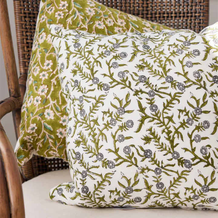 Lillian Handblock Cushion Cover | 50x50cm