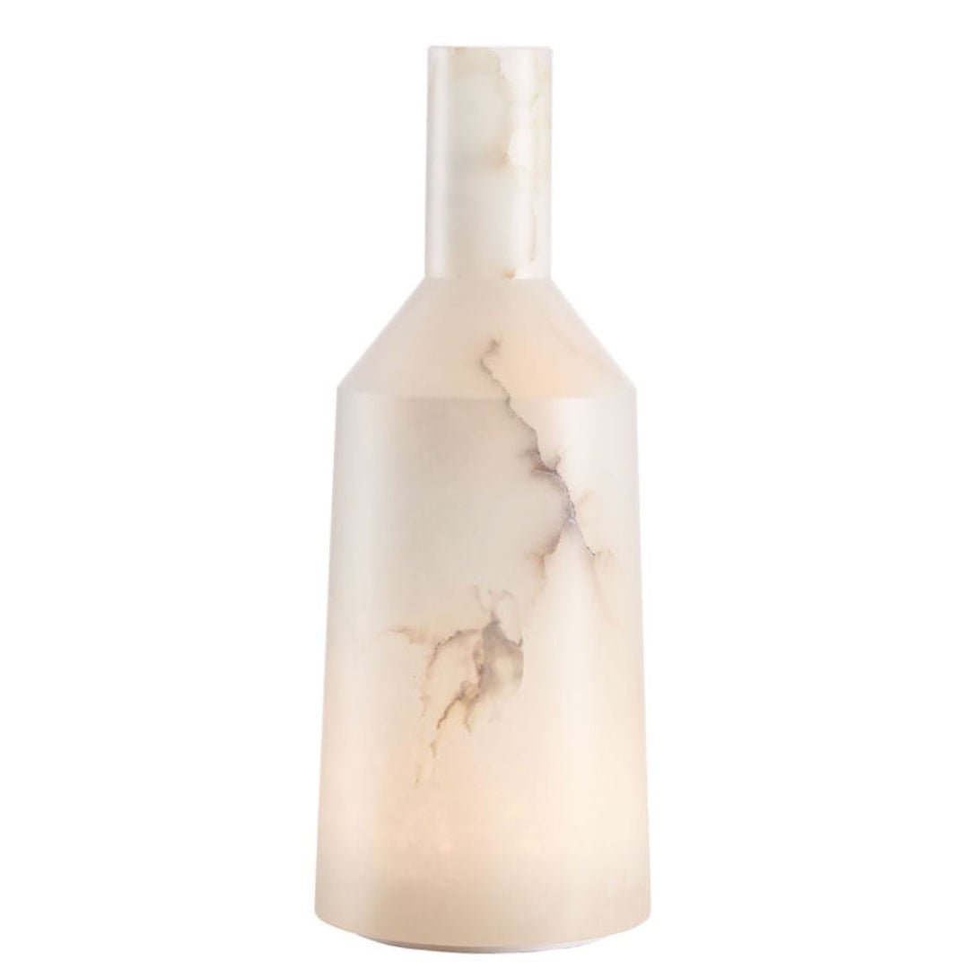 Alabaster Table Lamp | Battery Operated H39 - Suzie Anderson Home