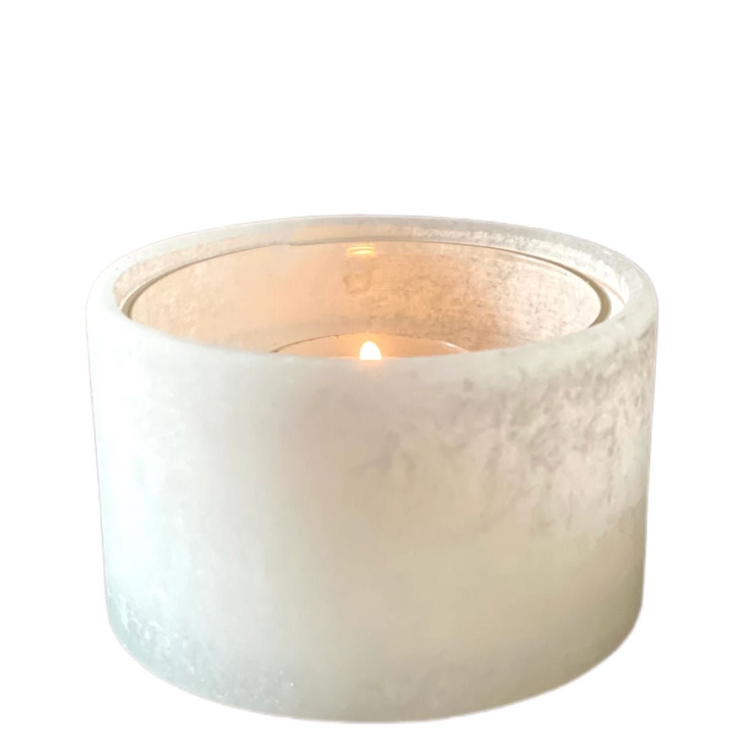 Alabaster Votive Candle | Large - Suzie Anderson Home