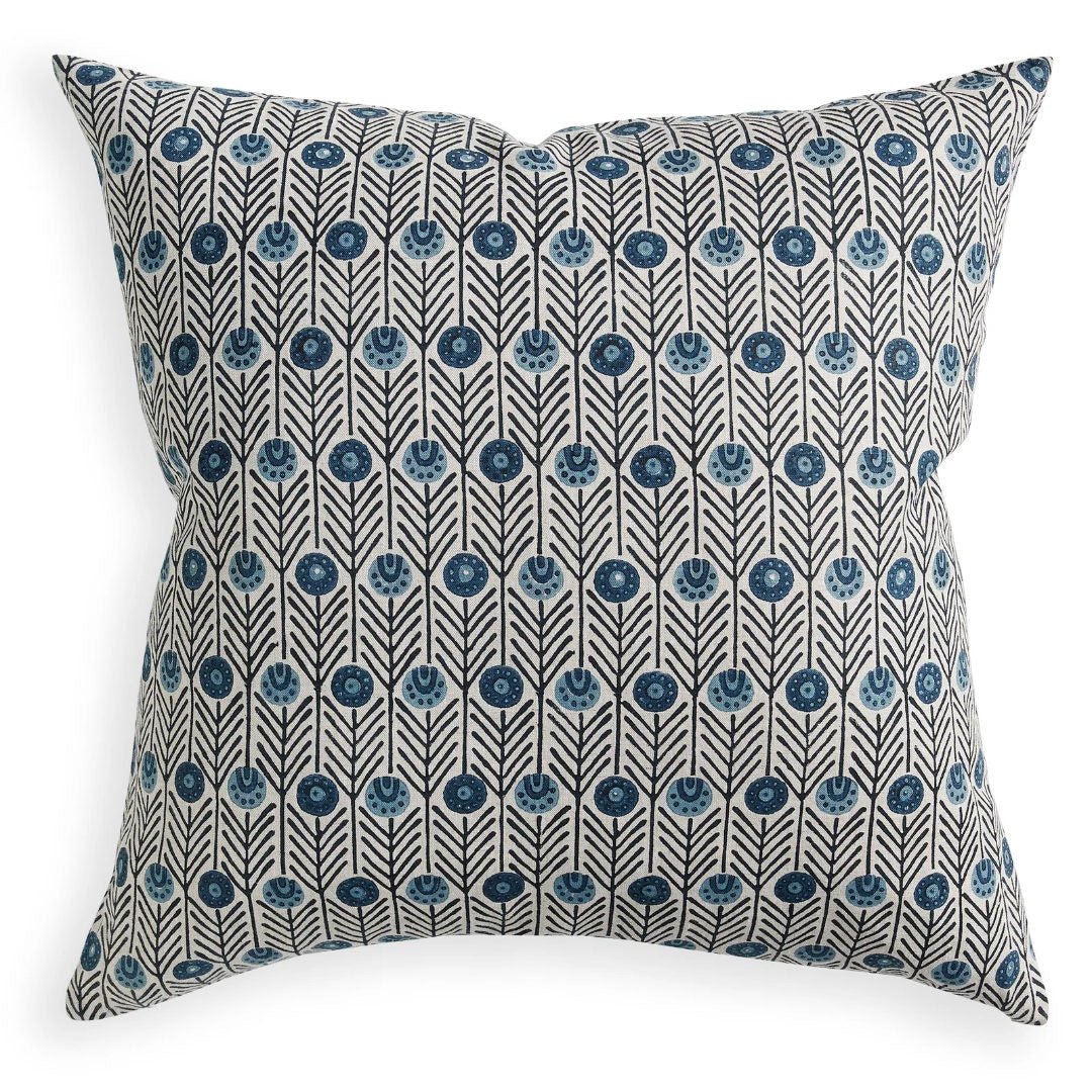 Alcaufar Denim Cushion & Insert | 55x55cm - Suzie Anderson Home