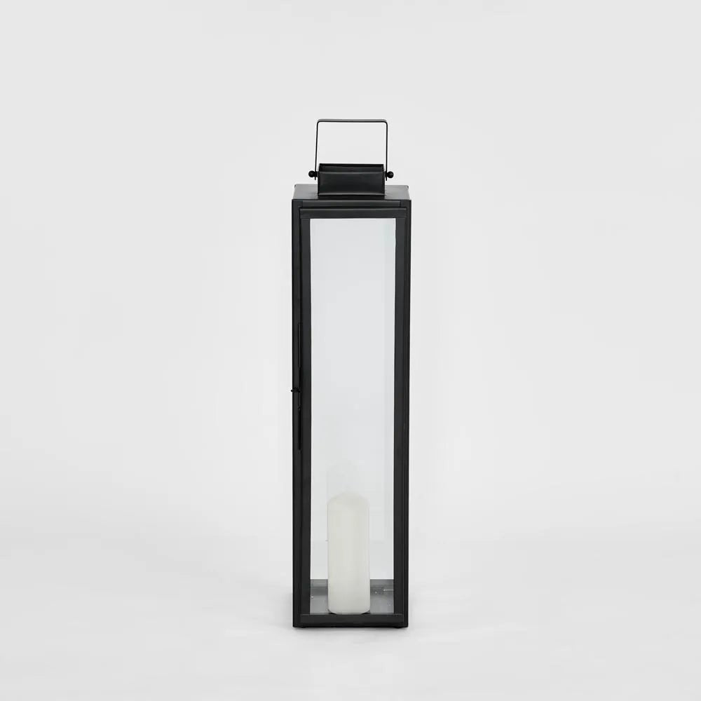 Alexis Black Outdoor Lantern | Large 81cmH - Suzie Anderson Home