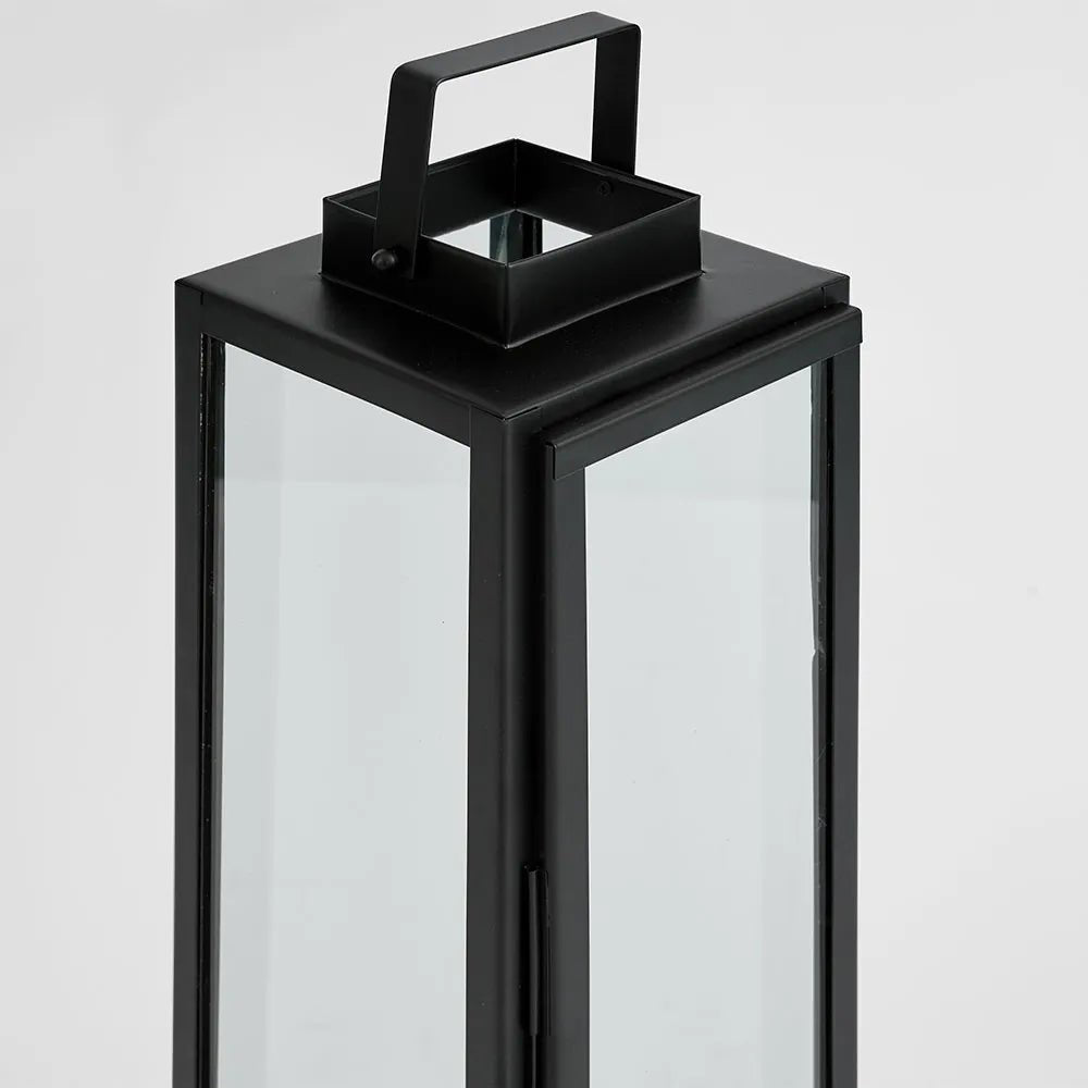Alexis Black Outdoor Lantern | Large 81cmH - Suzie Anderson Home