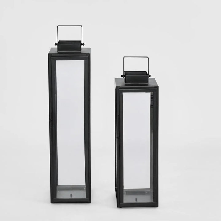 Alexis Black Outdoor Lantern | Large 81cmH - Suzie Anderson Home