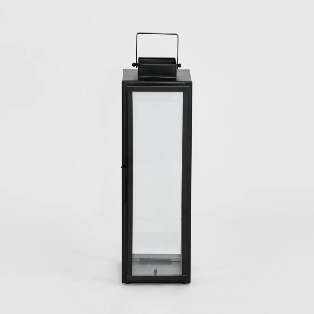 Alexis Black Outdoor Lantern | Small 66cmH - Suzie Anderson Home