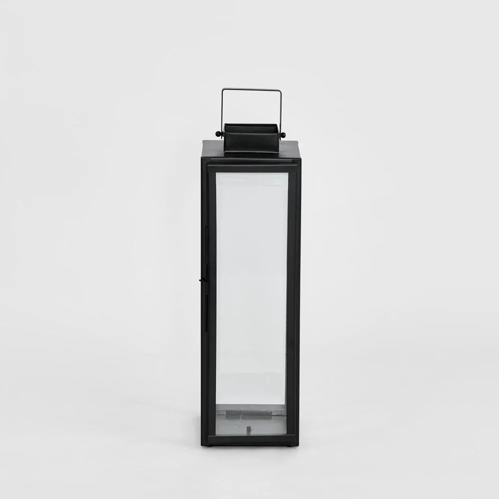Alexis Black Outdoor Lantern | Small 66cmH - Suzie Anderson Home