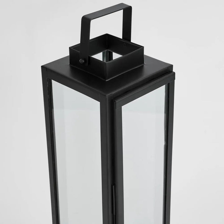 Alexis Black Outdoor Lantern | Small 66cmH - Suzie Anderson Home