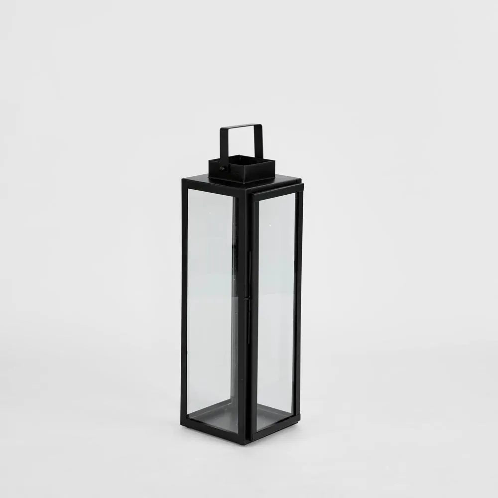 Alexis Black Outdoor Lantern | Small 66cmH - Suzie Anderson Home