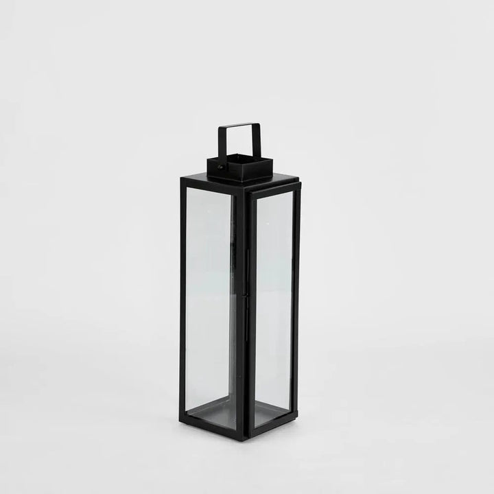 Alexis Black Outdoor Lantern | Small 66cmH - Suzie Anderson Home