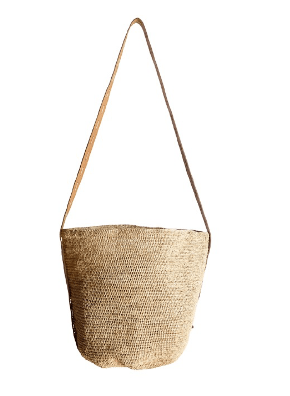 Alice M Bag | Natural | Tan leather straps - Suzie Anderson Home