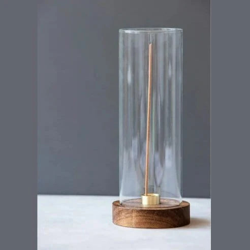 Alta | Rico Walnut and Brass Incense Holder