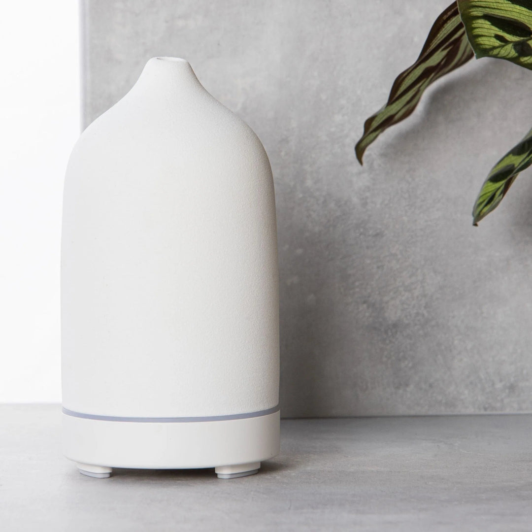 Alta | Ceramic Aroma Diffuser | White - Suzie Anderson Home