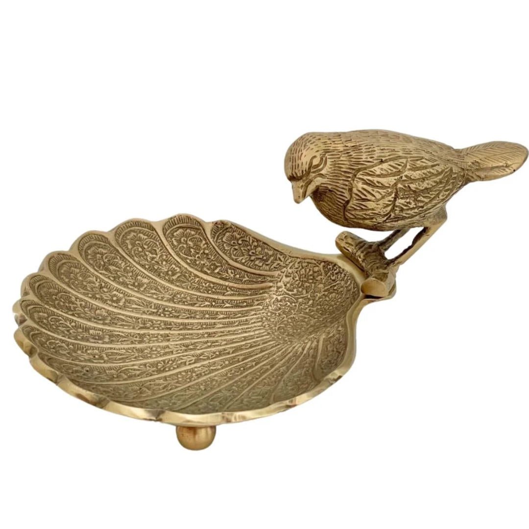 Amazon Bird Brass Dish - Suzie Anderson Home