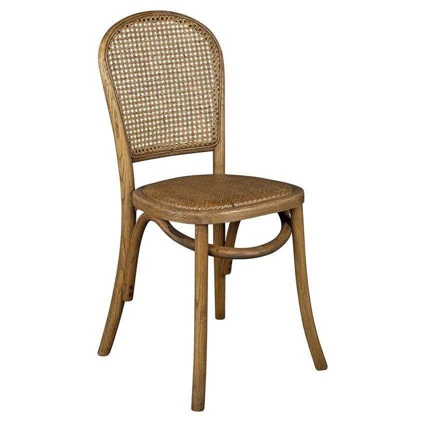 Andy Oak & Rattan Dining Chair | Natural - Suzie Anderson Home