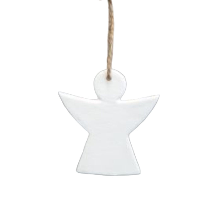 Lucia Hanging Angel 7cm Matt White