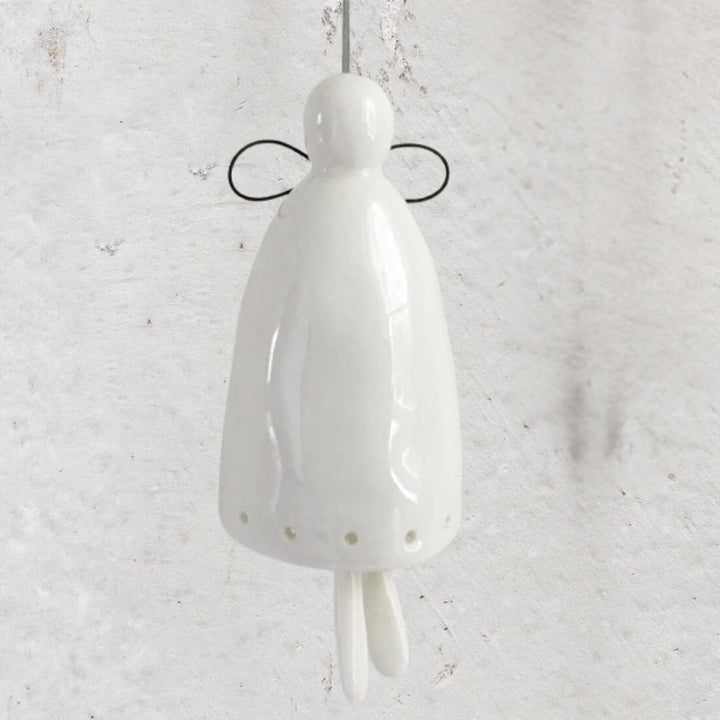Porcelain Bell | Angel Ornament