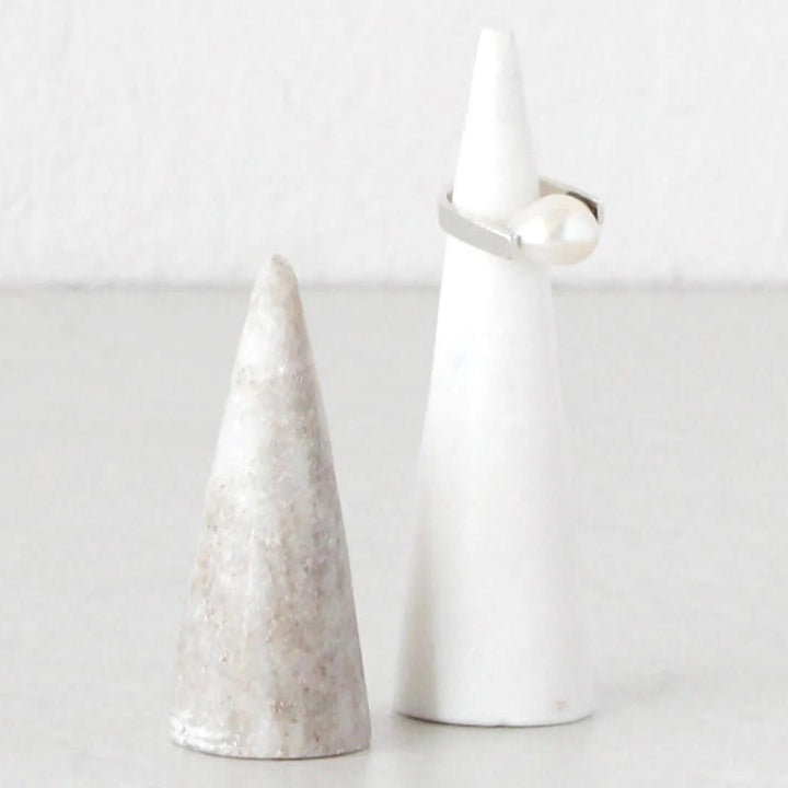 Anneau Short Beige Marble Ring Holder-Suzie Anderson Home