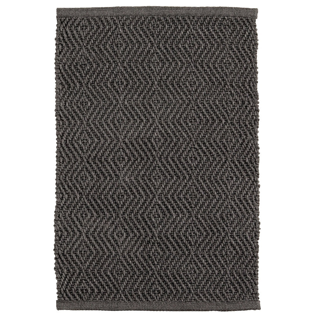 Anthracite Trellis Weave Indoor Outdoor Rug | Steve Cordony - Suzie Anderson Home