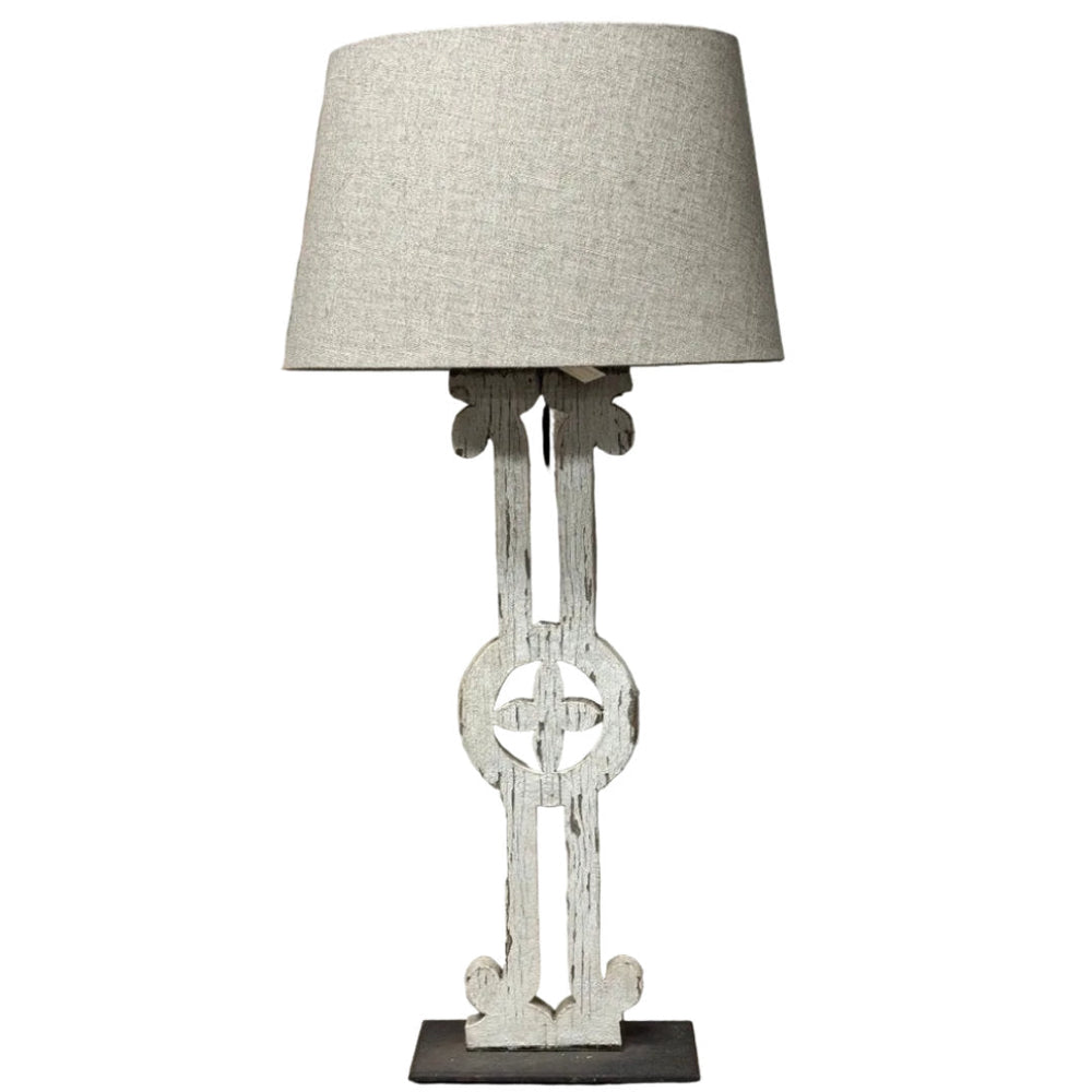 Antique French Architectural Element Table Lamp Base - Suzie Anderson Home