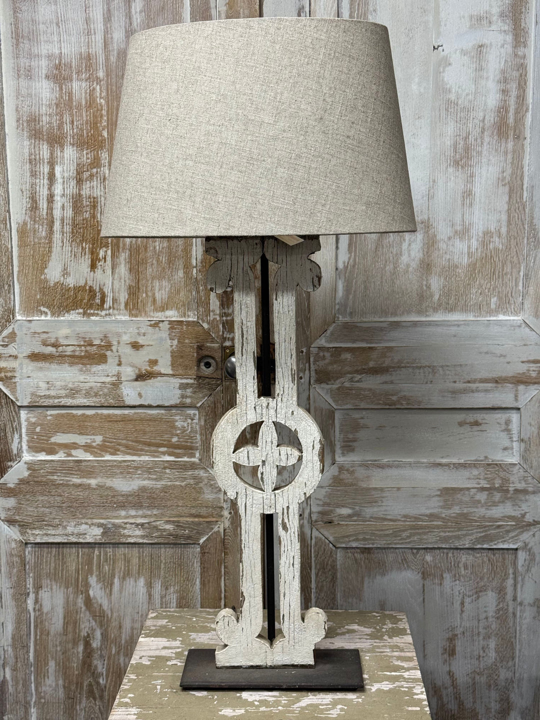 Antique French Architectural Element Table Lamp Base - Suzie Anderson Home