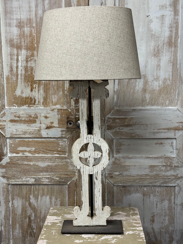 Antique French Architectural Element Table Lamp Base - Suzie Anderson Home
