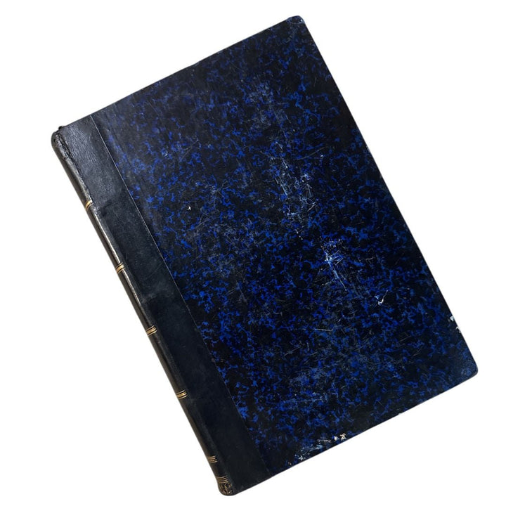 Antique French Leather Book | Assorted X - Large - Suzie Anderson Home