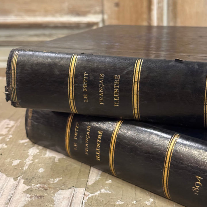 Antique French Leather Book | Assorted X - Large - Suzie Anderson Home