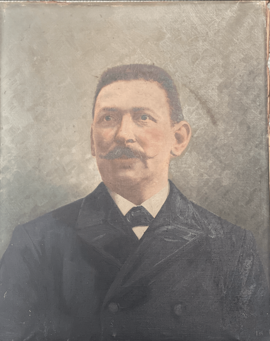 Antique Portrait of a Dutch Man on Unframed Canvas | 50cm H x 40cm W - Suzie Anderson Home