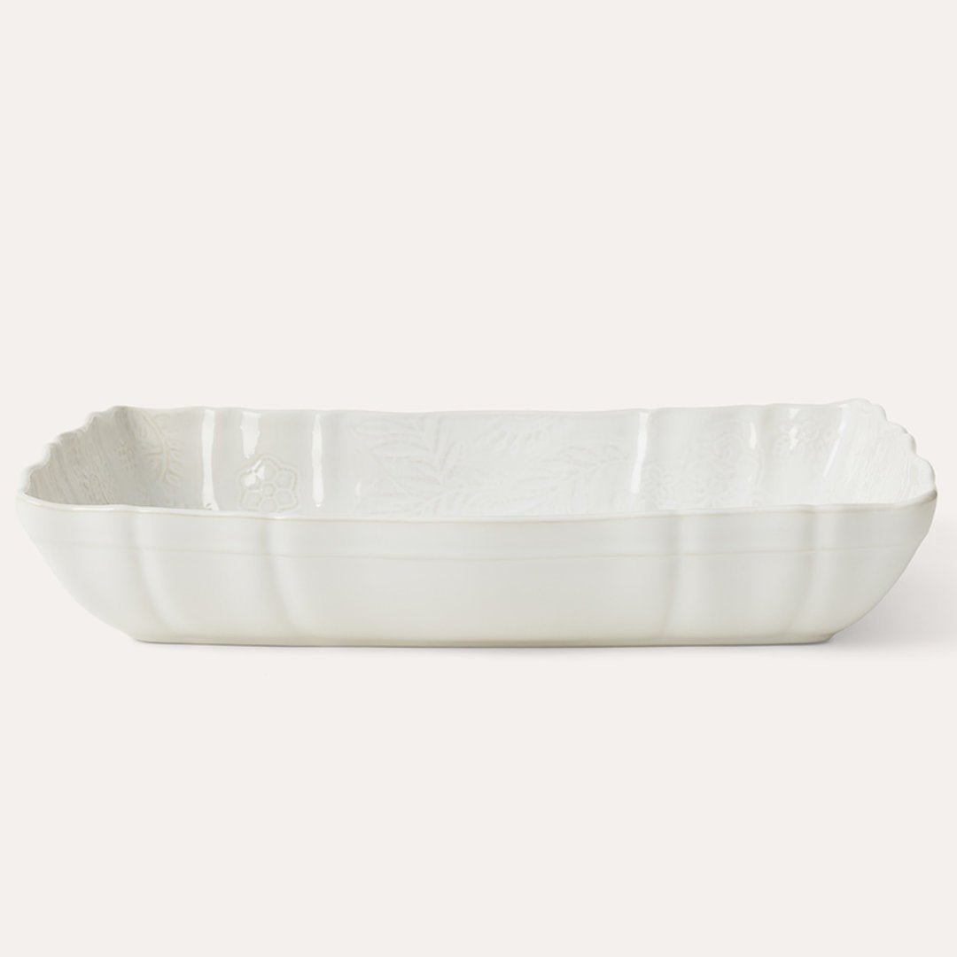 Arabesque Large Gratin | White - Suzie Anderson Home