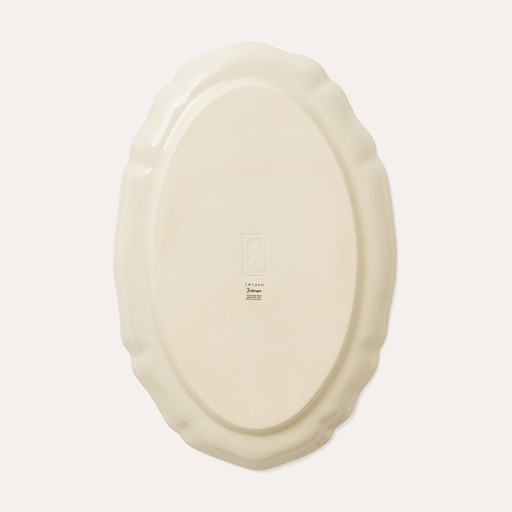 Arabesque Large Oval Server | Sand - Suzie Anderson Home