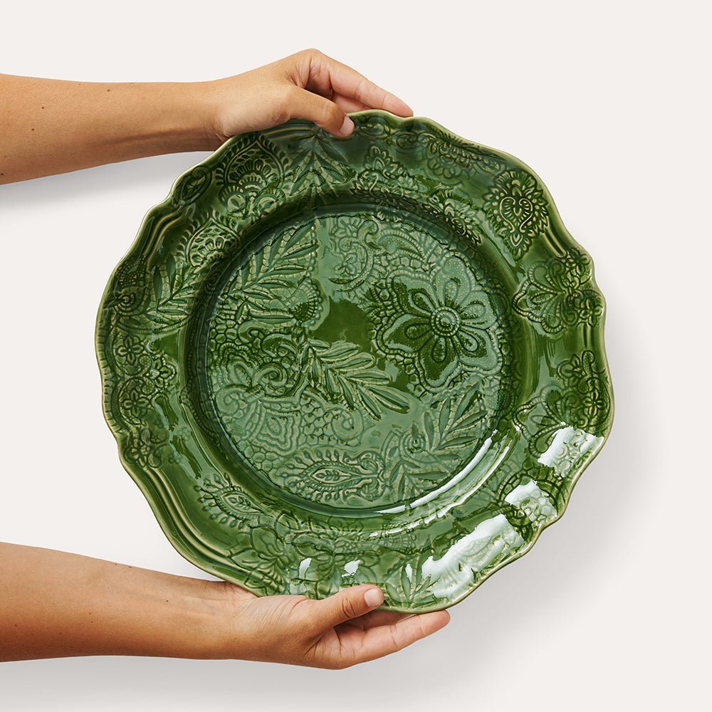 Arabesque Large Round Server | Primavera - Suzie Anderson Home