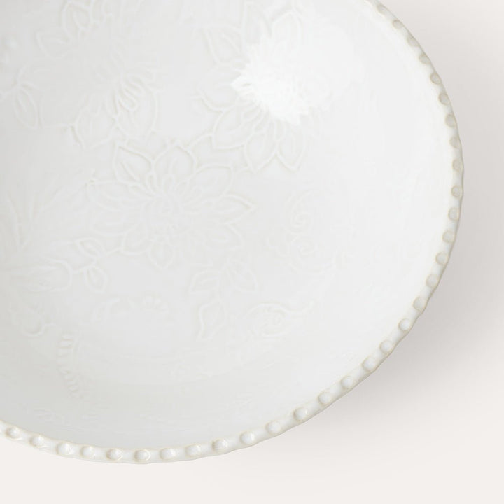 Arabesque Pasta Bowl | White - Suzie Anderson Home