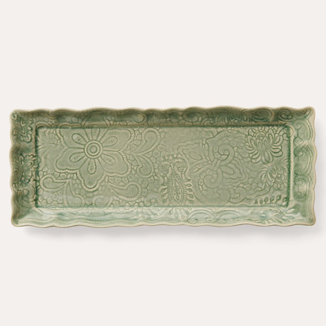Arabesque Rectangle Server | Antique - Suzie Anderson Home
