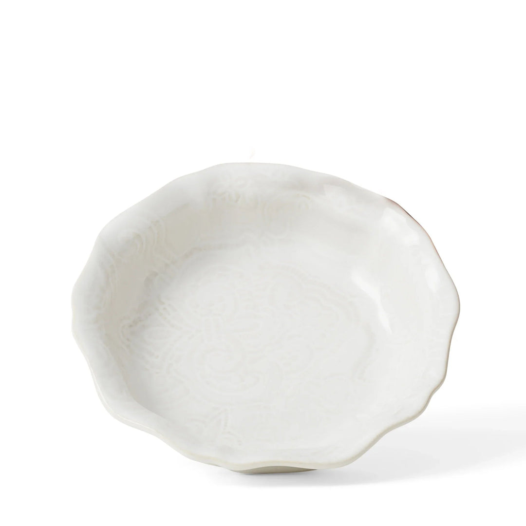 Arabesque Small Bowl | White - Suzie Anderson Home