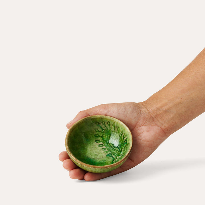 Arabesque Small Dip Bowl | Seaweed-Suzie Anderson Home
