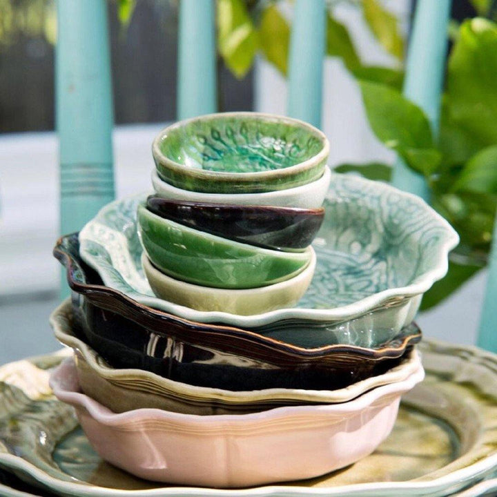 Arabesque Small Dip Bowl | Seaweed-Suzie Anderson Home