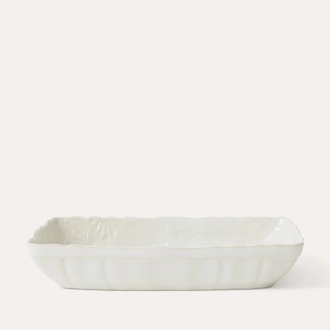 Arabesque Small Gratin | White - Suzie Anderson Home