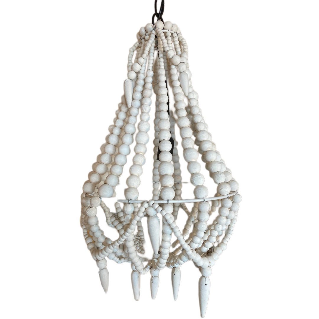 Ariette Chandelier | White | W42 x H56cm MV & BOWRAL - Suzie Anderson Home