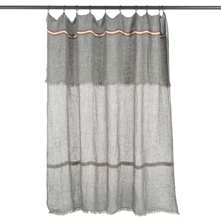 Arlo Stripe Linen Multi - Purpose Throw / Scarf / Curtain / Tablecloth | 160 × 180 cm - Suzie Anderson Home