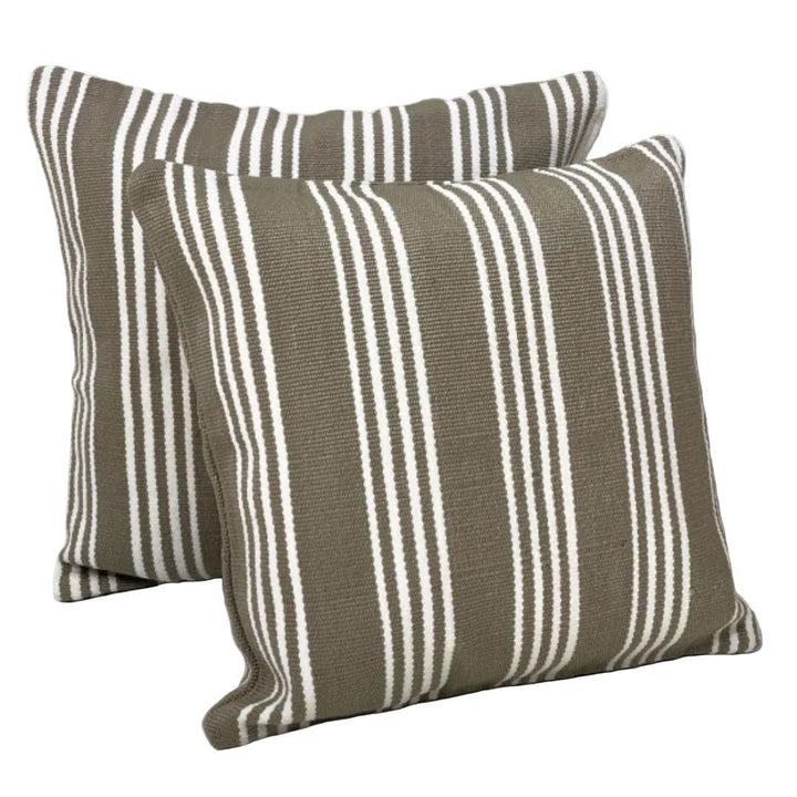 Armani Platinum | Outdoor Cushion Cover &amp; Poly Insert | 50x50cm (BOWRAL) - Suzie Anderson Home
