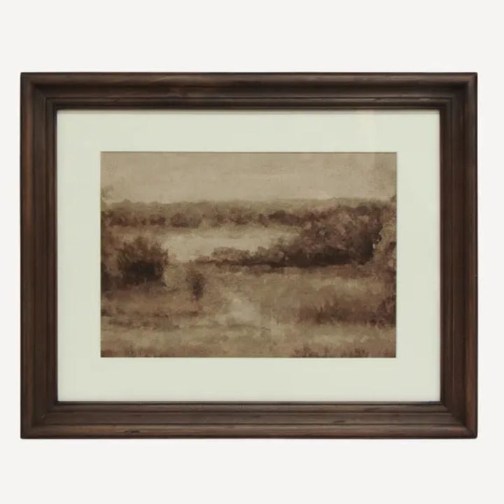 The Fields Landscape Framed Art | 50 x 40cm