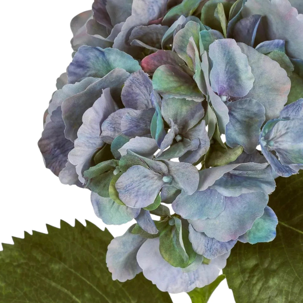 Artificial Large Hydrangea Stem w Leaves | 75cm - Suzie Anderson Home