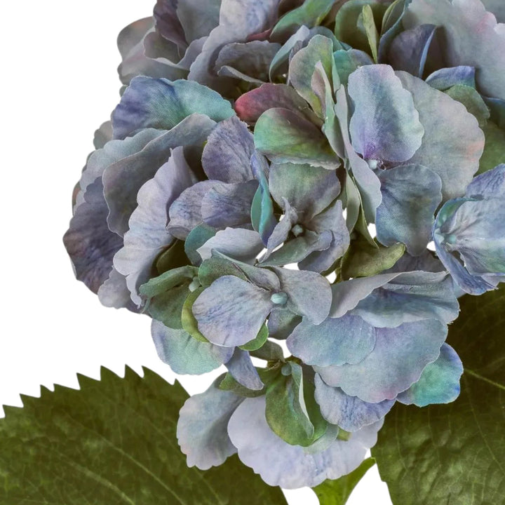 Artificial Large Hydrangea Stem w Leaves | 75cm - Suzie Anderson Home
