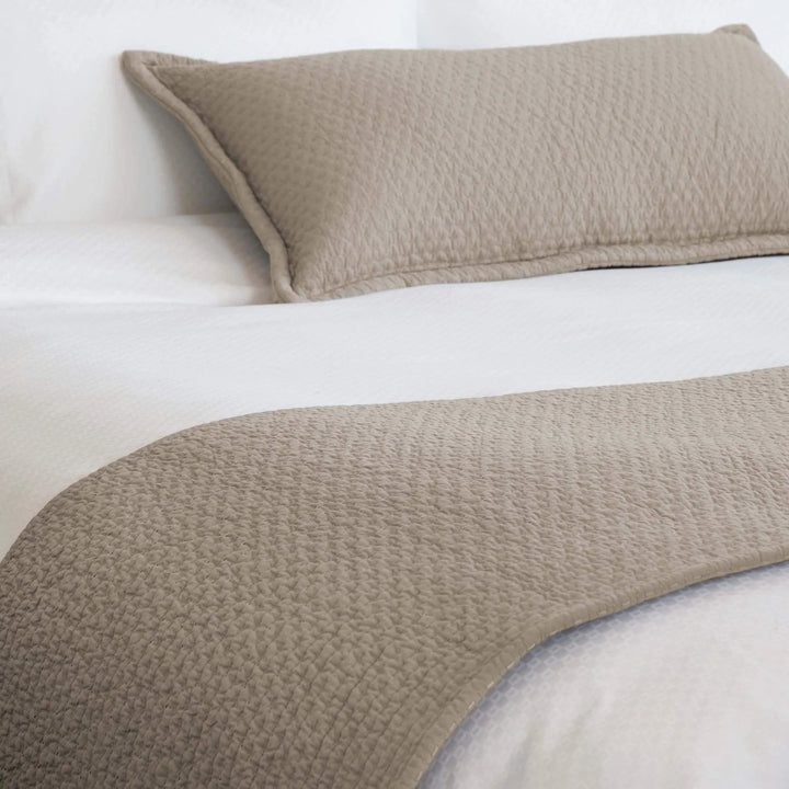 Aspen Cotton Bed Runner | 60x240cm | Flax - Suzie Anderson Home